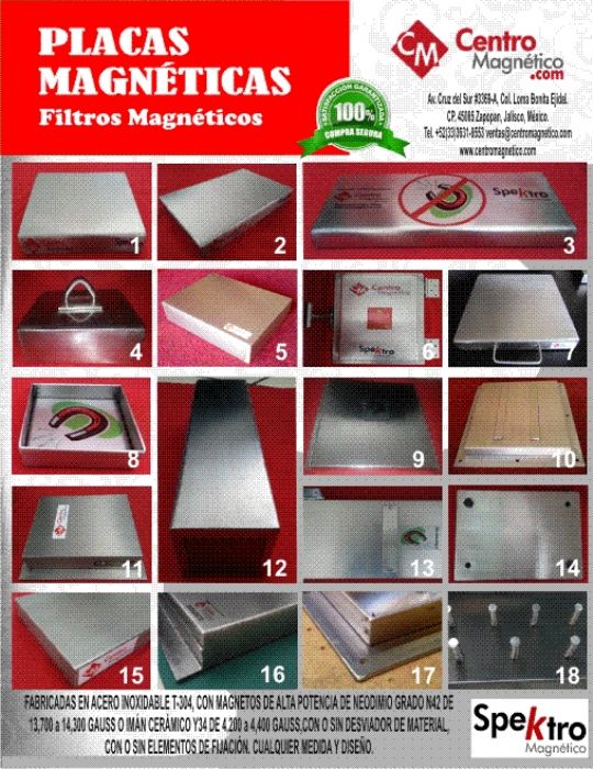 PLACA MAGNETICA - PLACAS MAGNETICAS